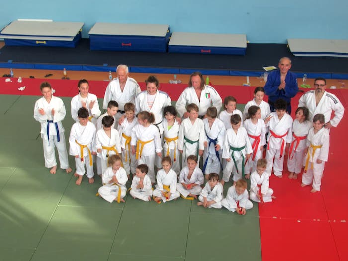 Gruppo allievi e maestri della Judo Kodokan Jesolo